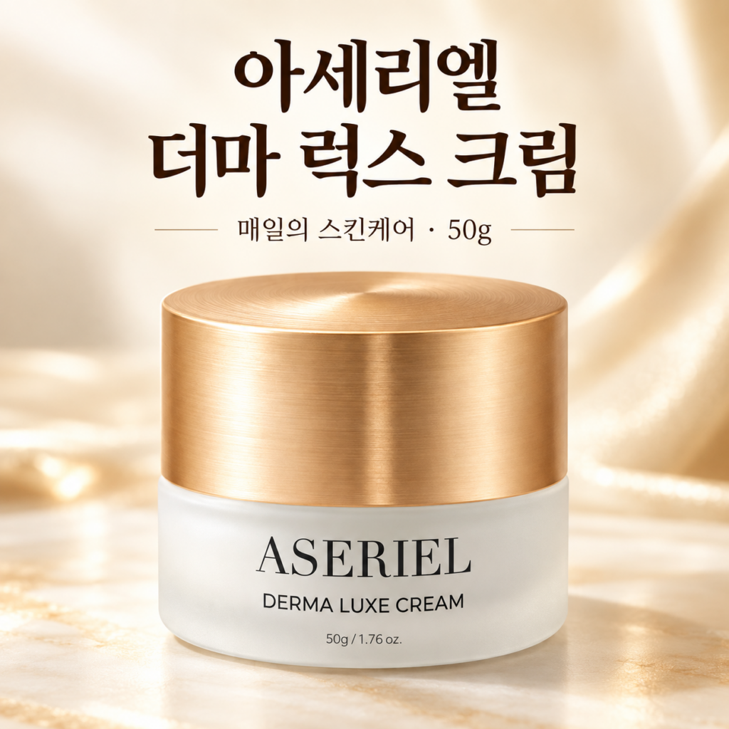 아세리엘 더마 럭스 크림 50g, 매일의 피부 관리를 위한 스킨케어 제품 이미지